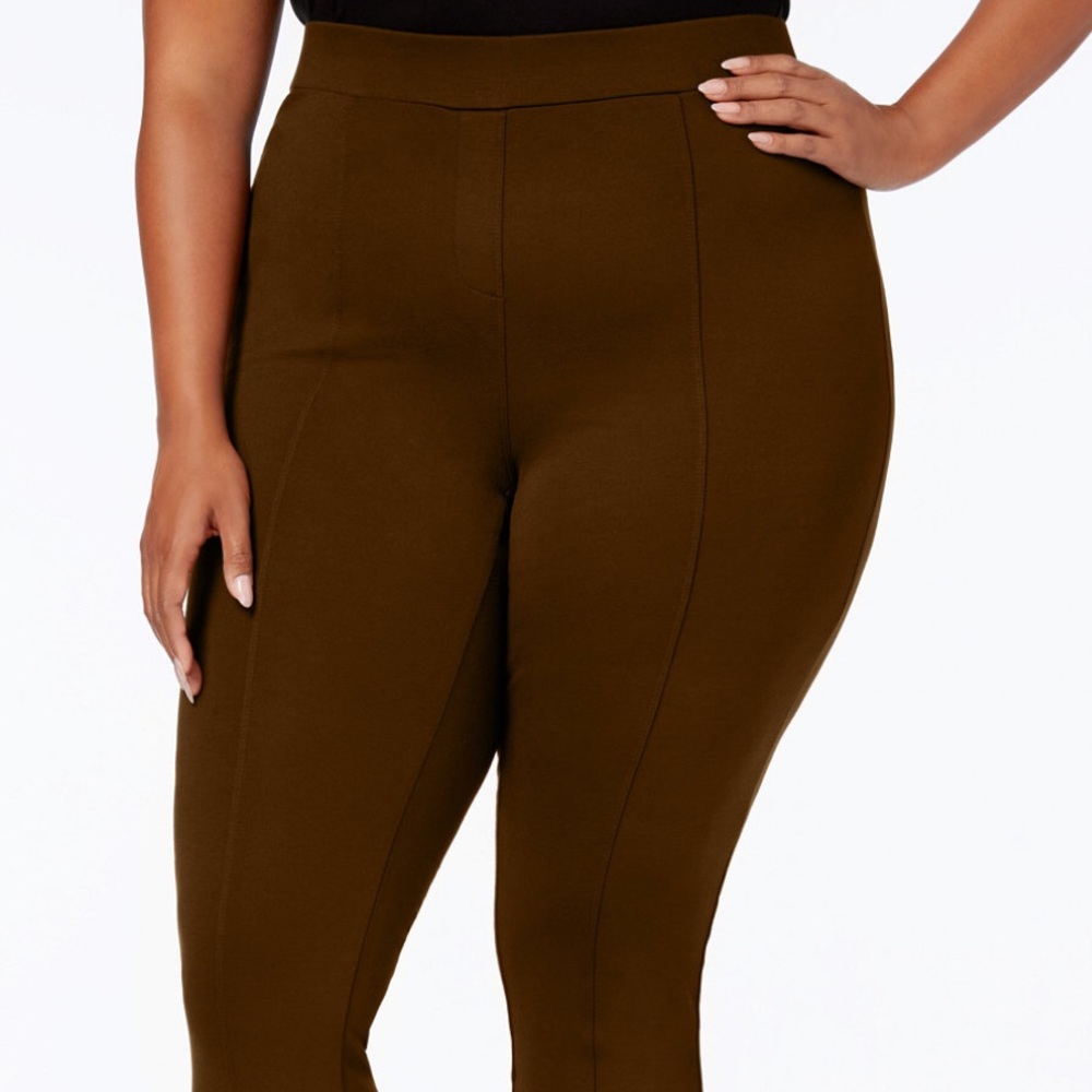 🤎Style &Co plus size Women’s Mis-Rise Comfort Waist skinny Brown leggings🤎
